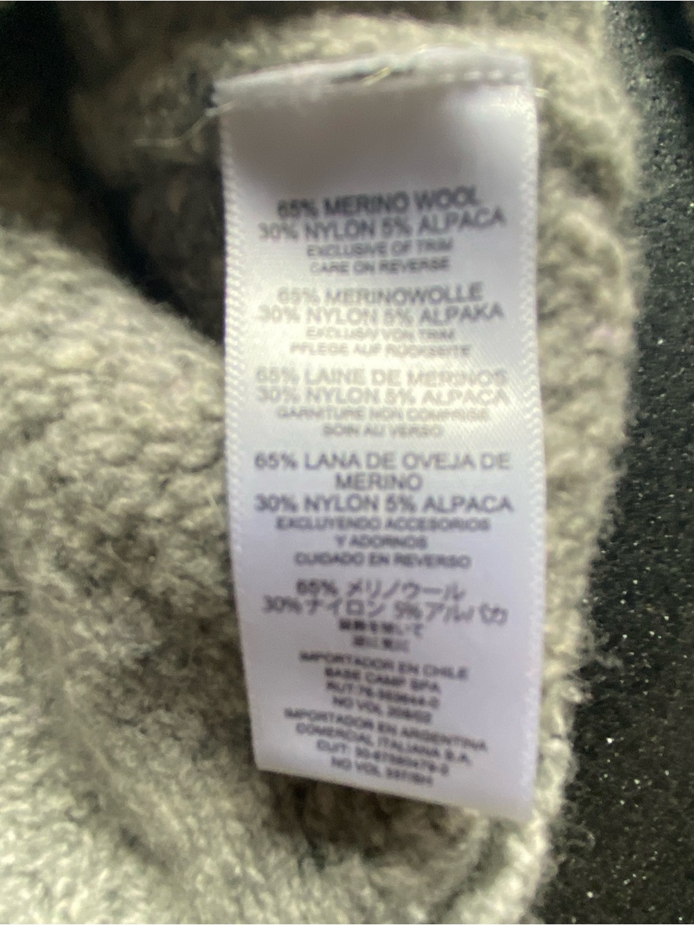 Women's Grey Turtleneck Sweater - Cozy Speckled Knit - Picture 6 of 6